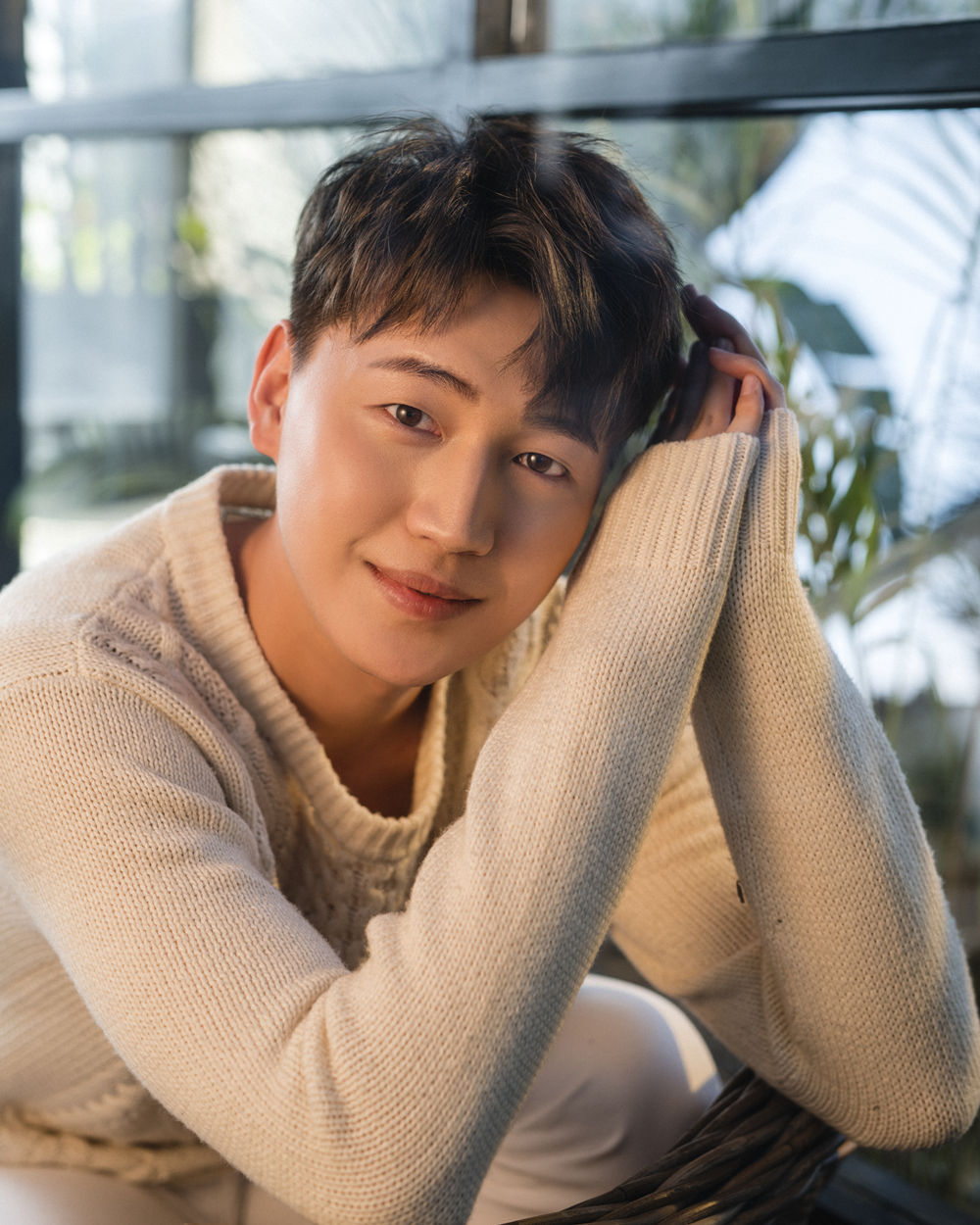 张野冬日写真 清新笑容温暖治愈