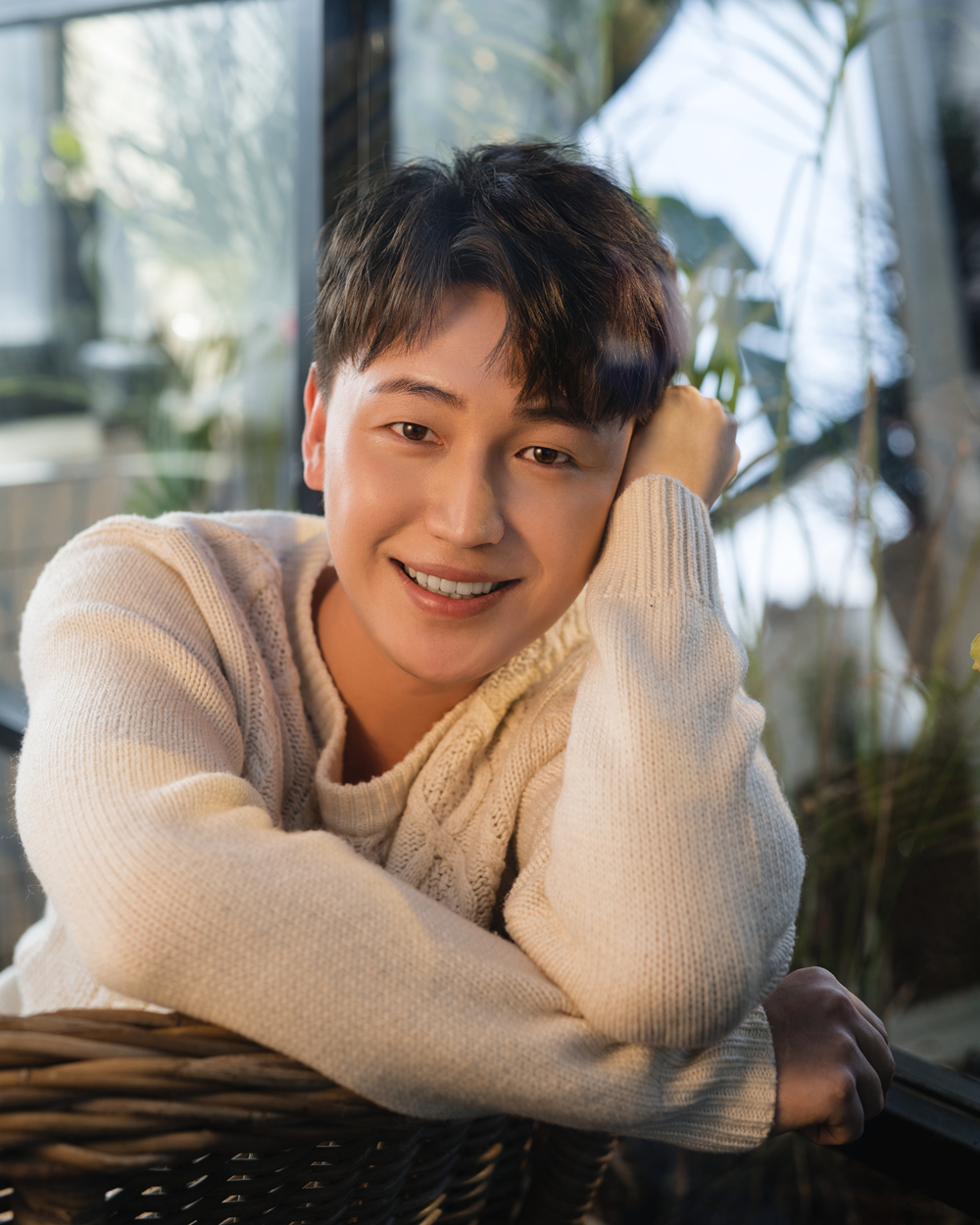 张野冬日写真 清新笑容温暖治愈