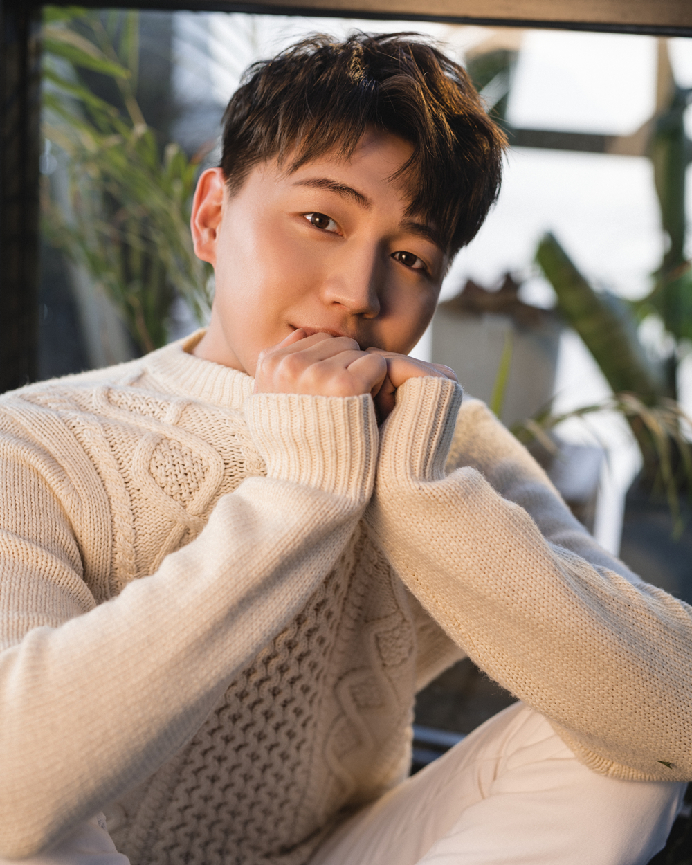 张野冬日写真 清新笑容温暖治愈