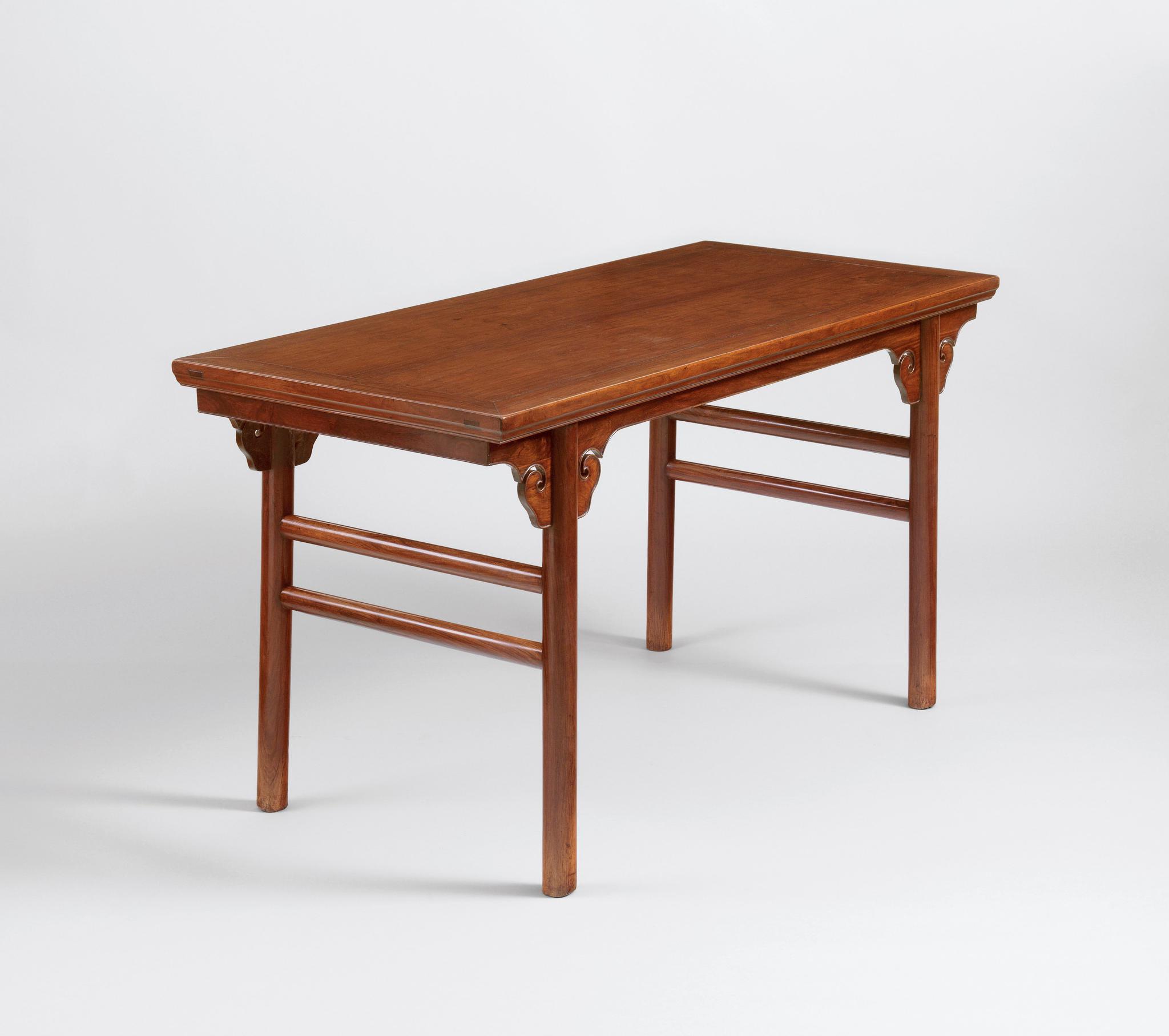 红木家具工厂生产用图纸,全方位了解明式家具中经典的夹头榫画案