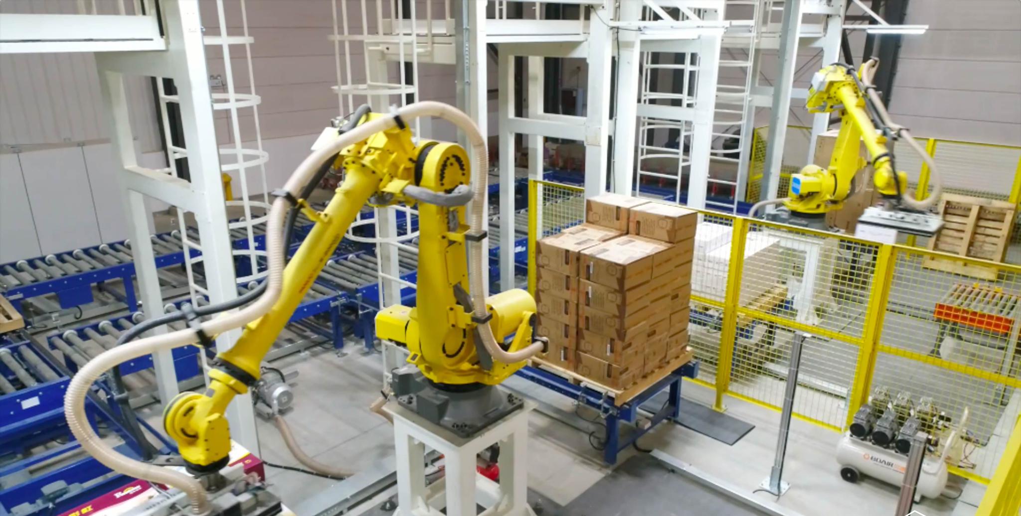 "麒麟臂"能智能识别包裹,领先的计算机视觉技术,轻松搬运包裹.