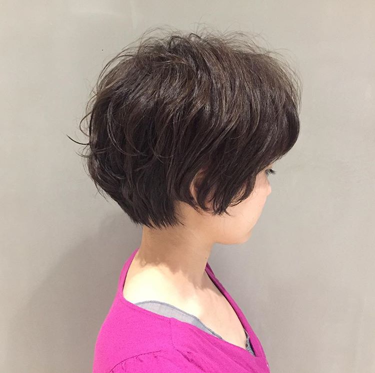 潮流厚重感短发塑颜减龄显年轻一步到位