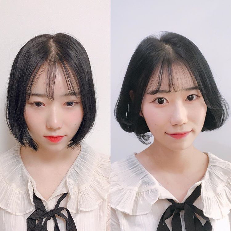 韩式v脸微卷发发型,修颜瘦脸颜值高