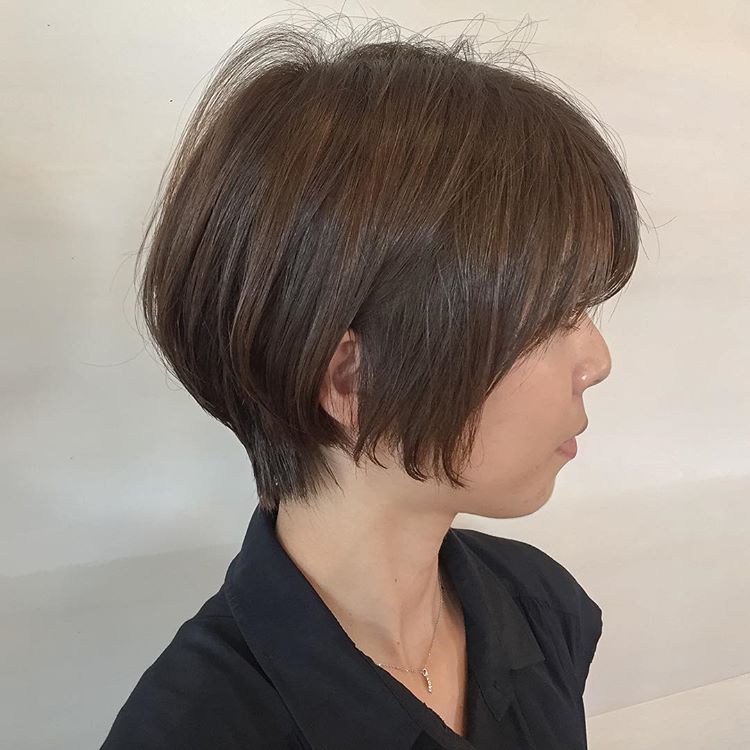 潮流厚重感短发塑颜减龄显年轻一步到位