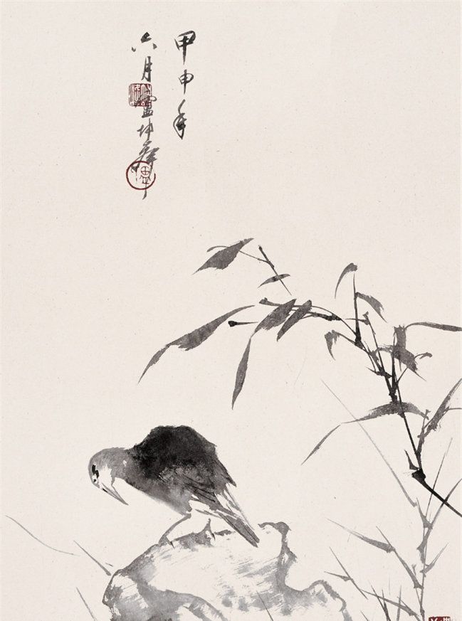 当代画竹名家卢坤峰作品欣赏