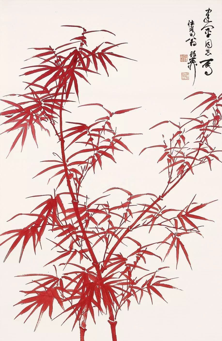 大家为什么都喜欢朱砂画竹？原来还有这讲究！