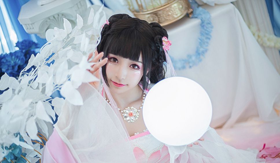 云裳羽衣cos:紫颜颜,超级无敌小仙女