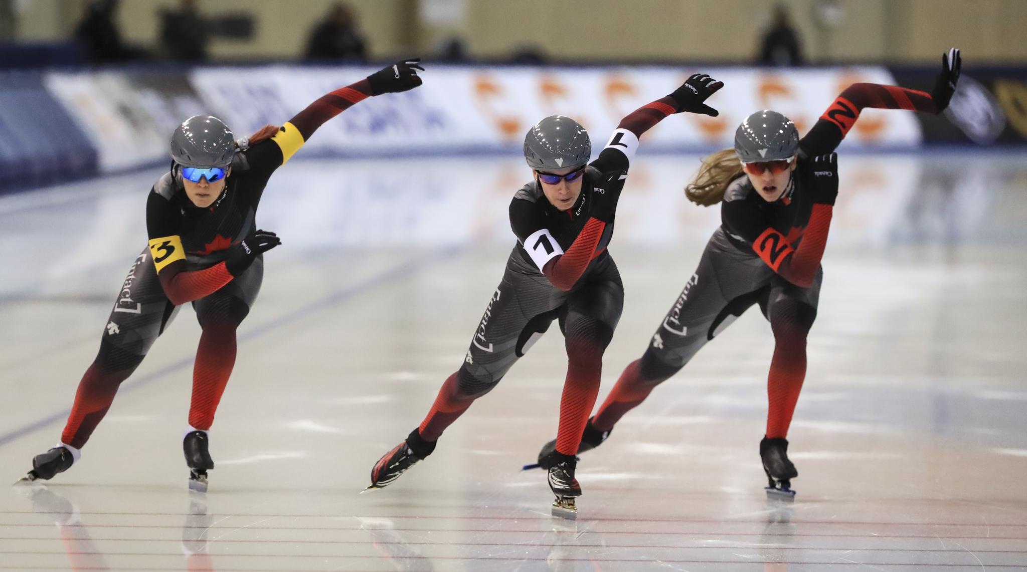 速度滑冰——四大洲锦标赛:女子团体竞速赛况