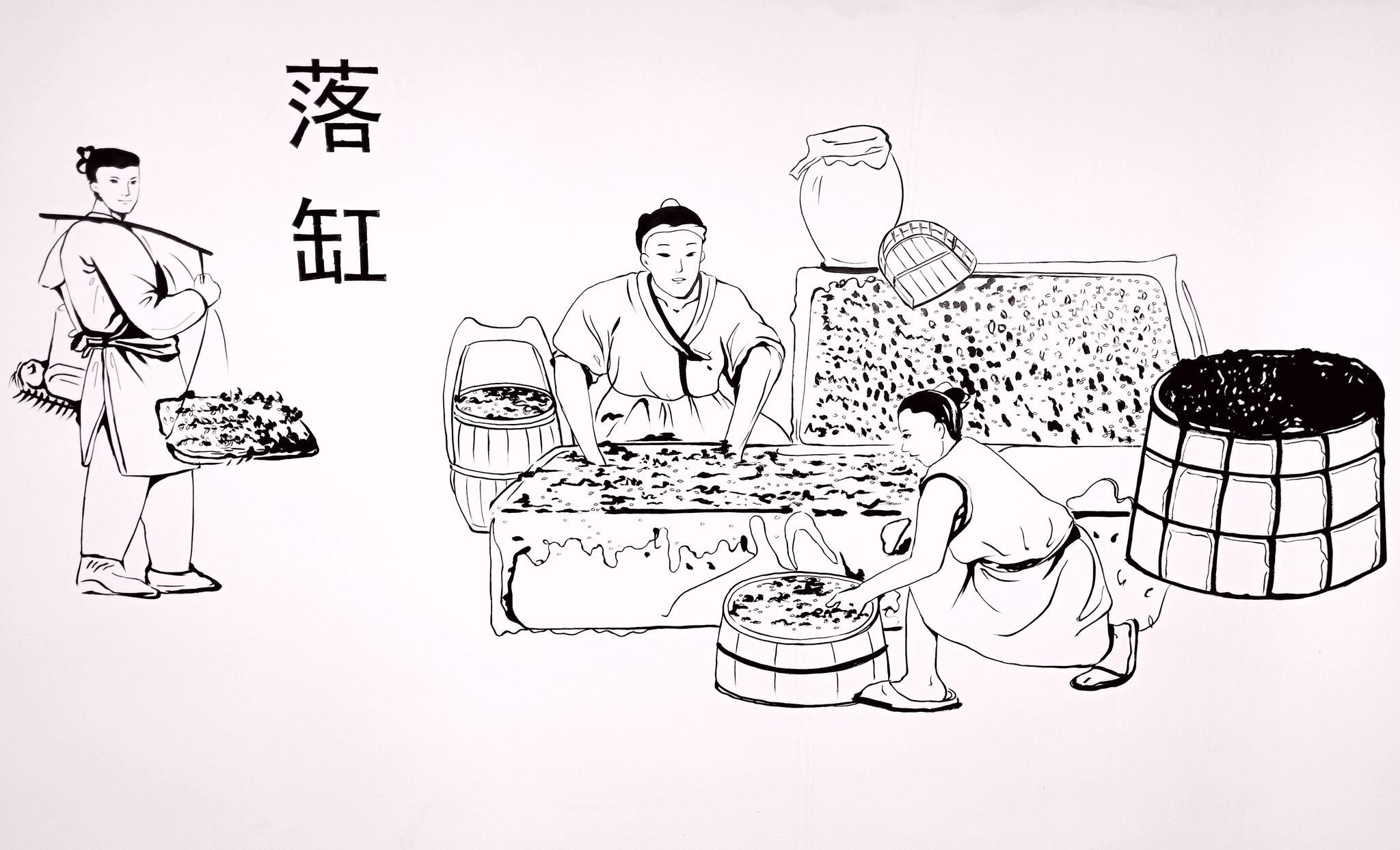 让我告诉你传统江南好咾黄酒的制作工艺流程是这样的