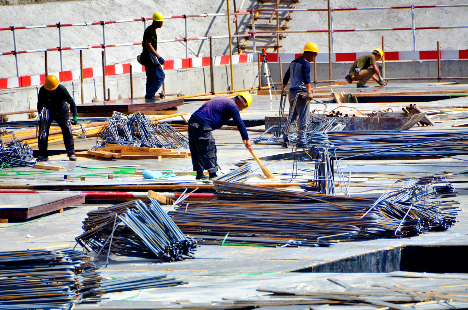 建筑工人劳动的场景最美原创摄影