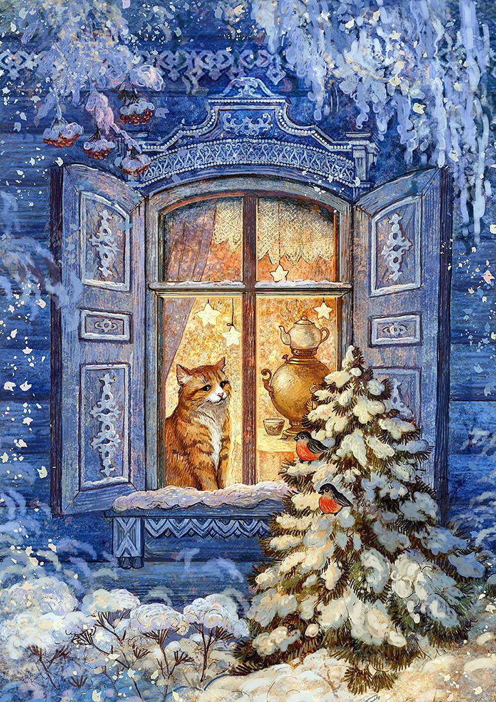 插画:插画家galina egorenkova作品-梦幻唯美的童话世界插画:插画家