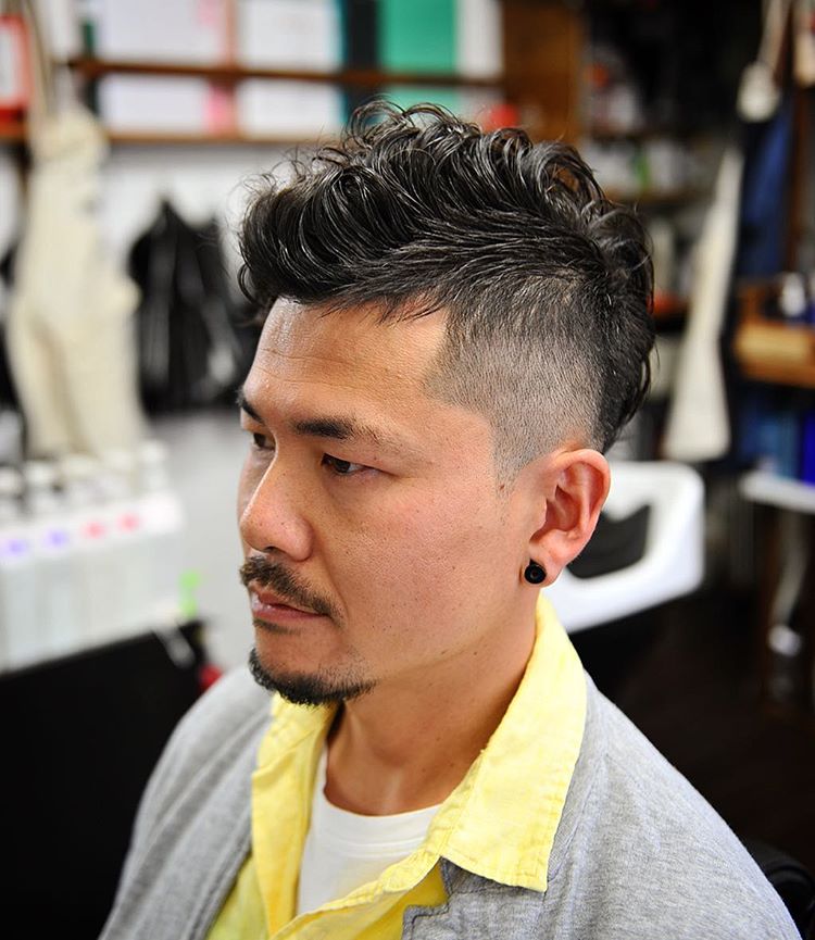 成熟稳重发型可以很有型 ,经典男发型,圆脸男生的发型首选!