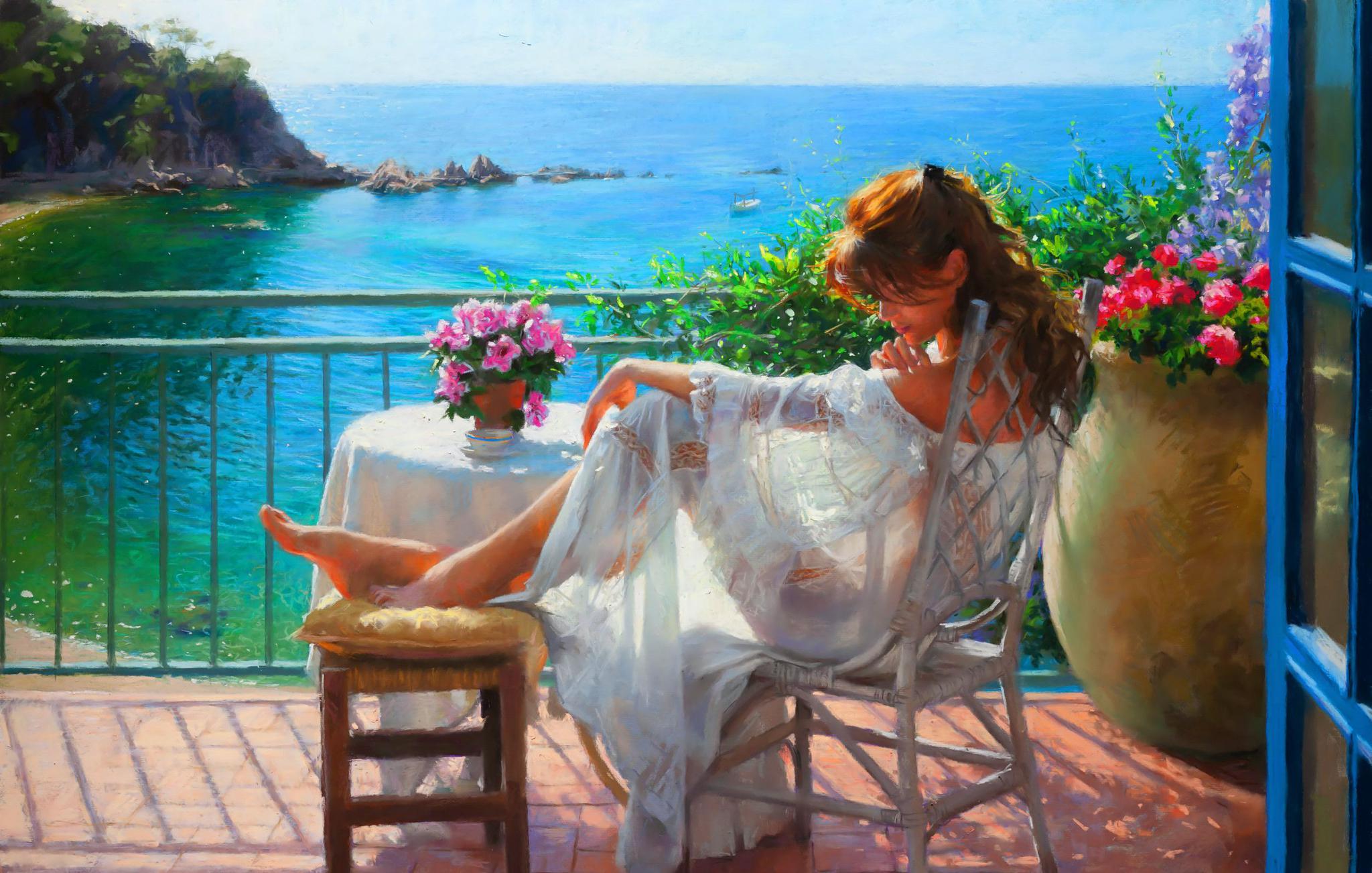 西班牙vicente romero redondo人物水彩画|水彩画|西班牙|人物_新浪