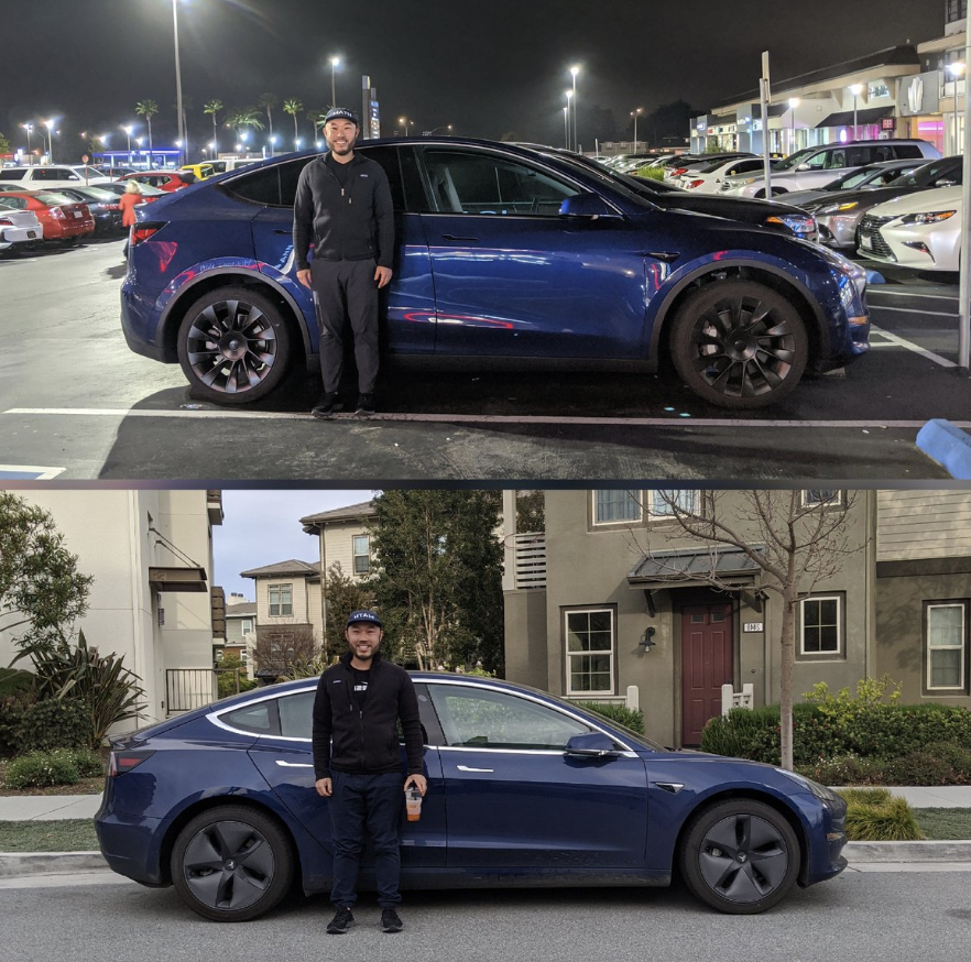 特斯拉model y与model 3车型尺寸对比