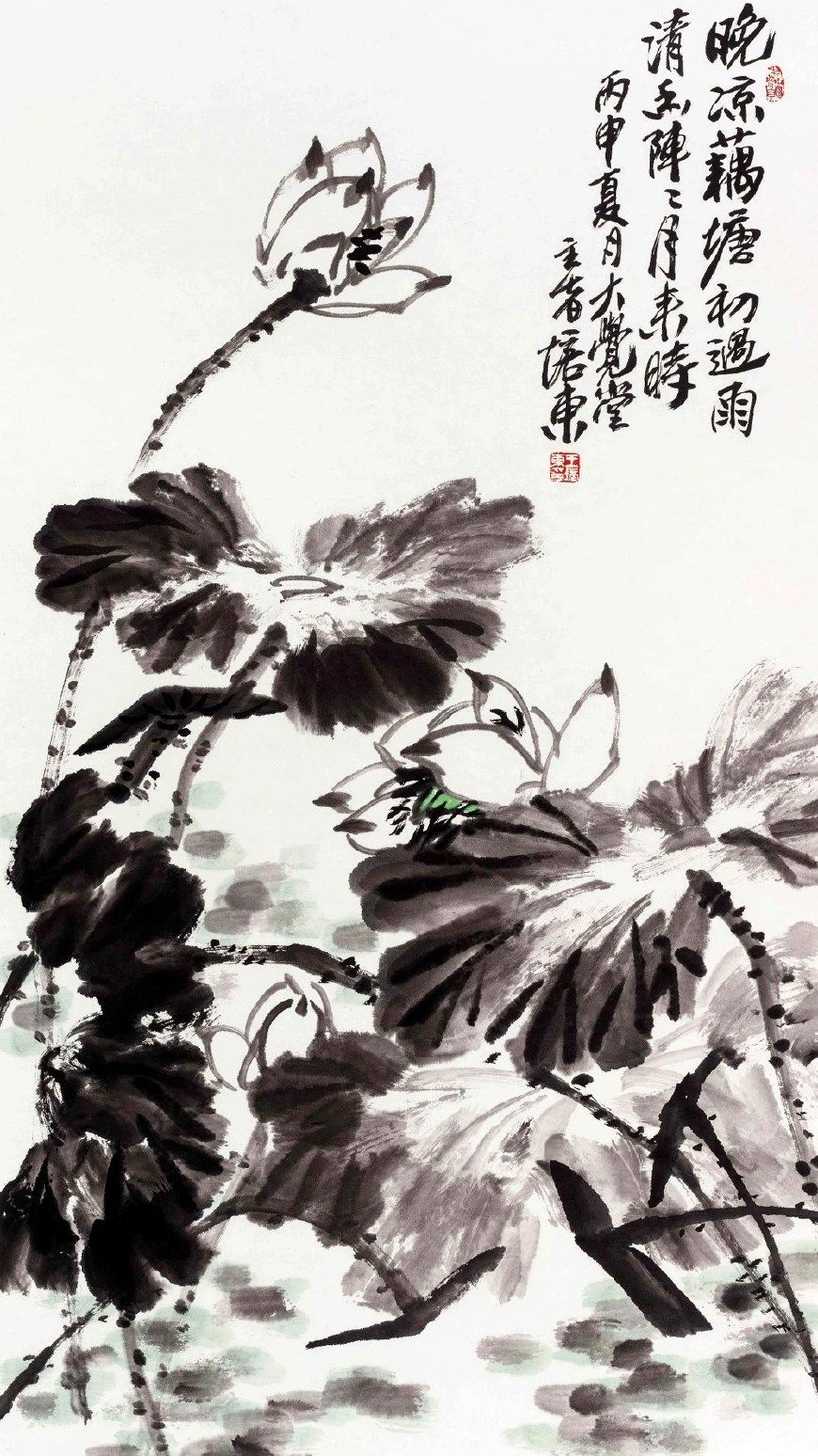 随心赋彩泼辣奔放善于驾驭笔墨王培东12幅写意花鸟画欣赏