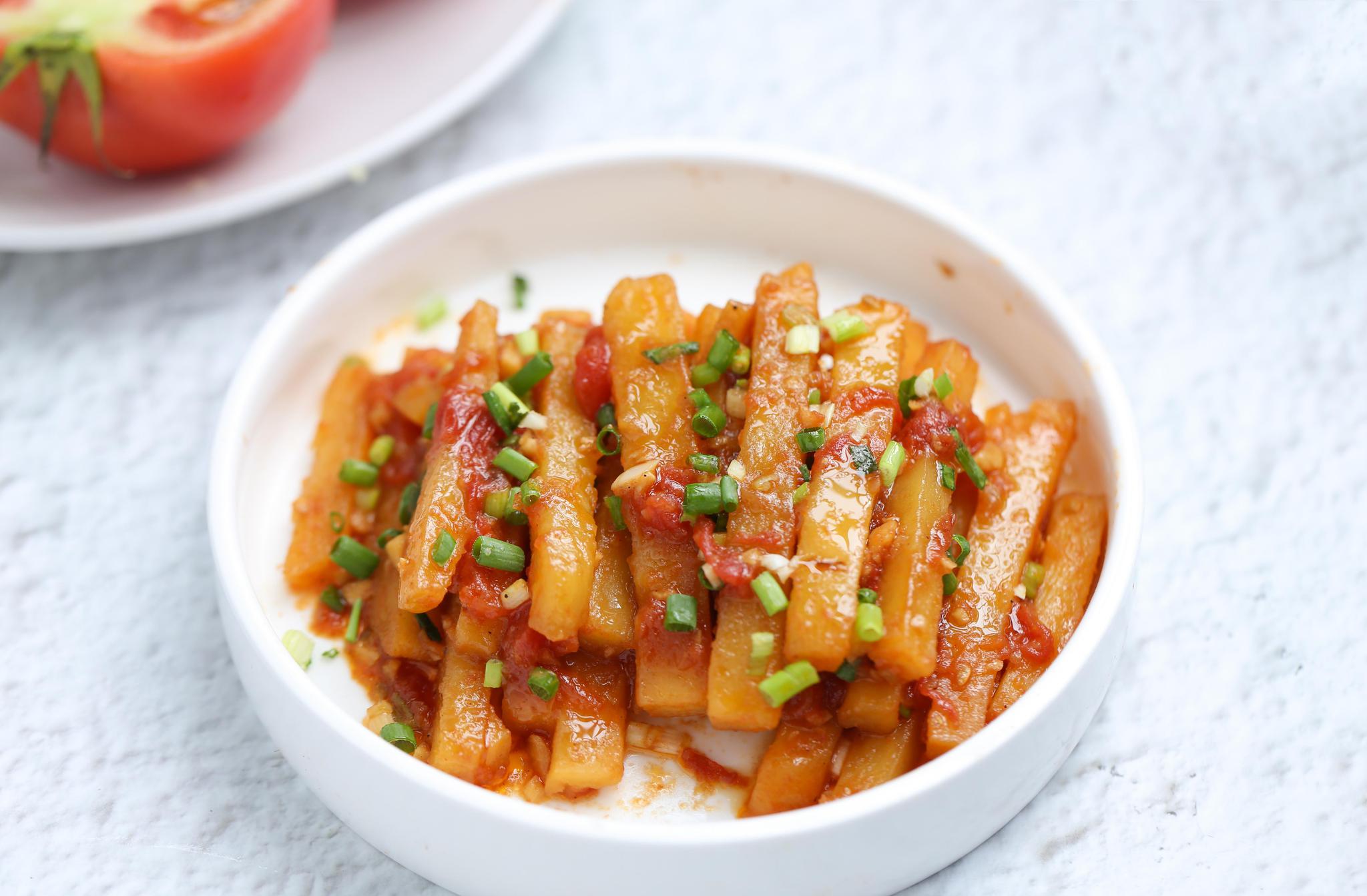 土豆的这种做法你一定得试试酸甜开胃有食欲土豆控别错过了