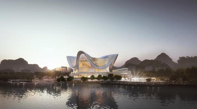 桂林新地标——漓江歌剧院建筑设计,预计2020年建成
