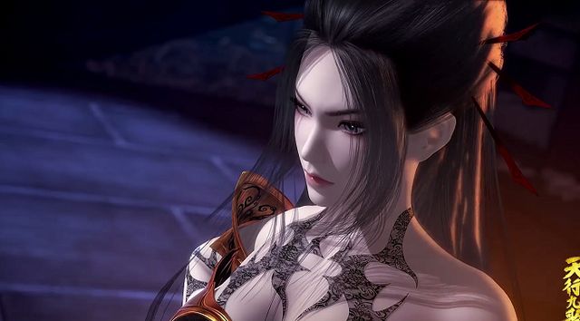 然后像是焰灵姬或者是紫女的话她们的美颜程度在秦时明月中当然也是