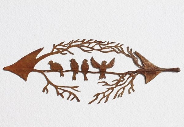 lorenzo manuel duran 惊人的树叶镂空雕刻艺术