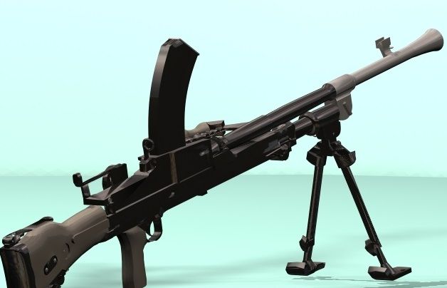 看了很多二战题材的电影,注意到了英军的布伦式轻机枪与捷克式轻机枪