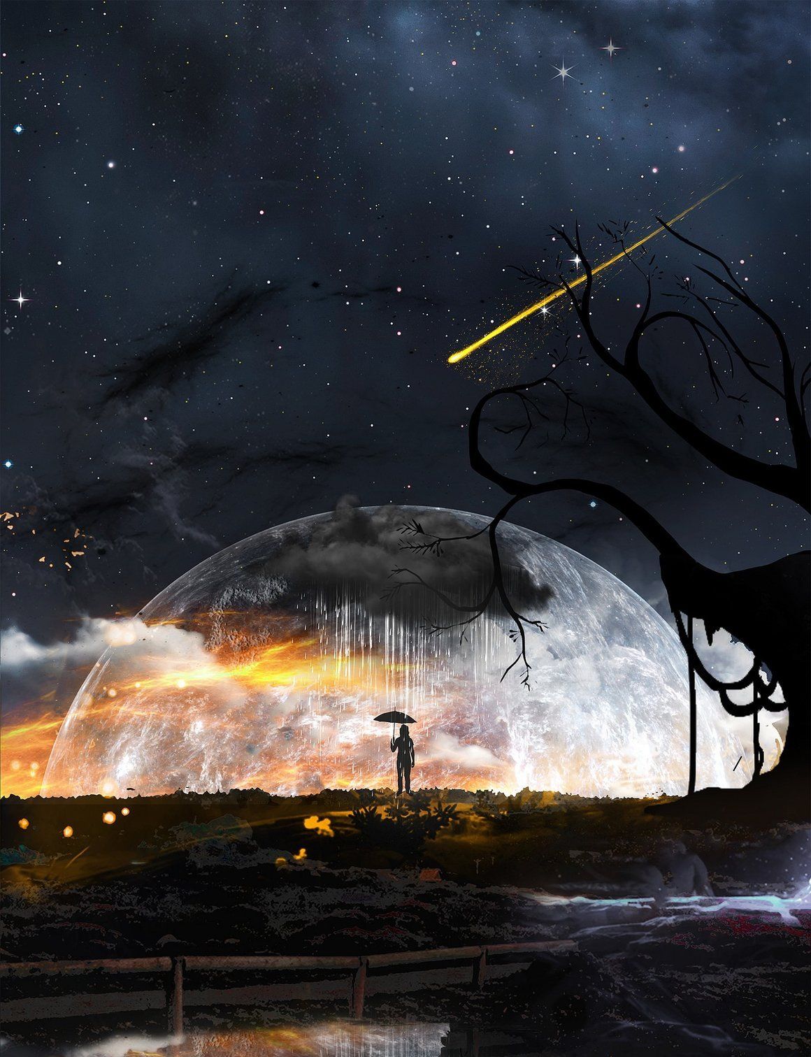 克罗地亚martinastipan梦幻插画风格风景合成作品一