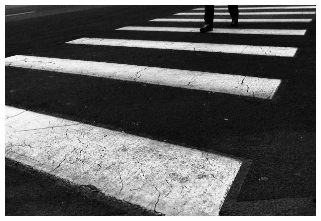 一组关于斑马线,黑白手机街拍,黑白对比永不过时