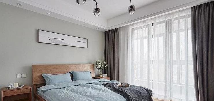 130平的北欧风三房,灰白色的厨房显得高档整洁