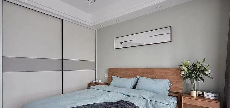 130平的北欧风三房,灰白色的厨房显得高档整洁