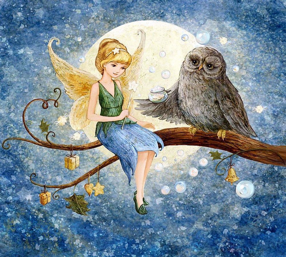 插画:插画家galina egorenkova作品-梦幻唯美的童话世界