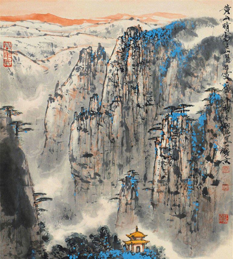 新金陵画派画家秦剑铭国画作品欣赏