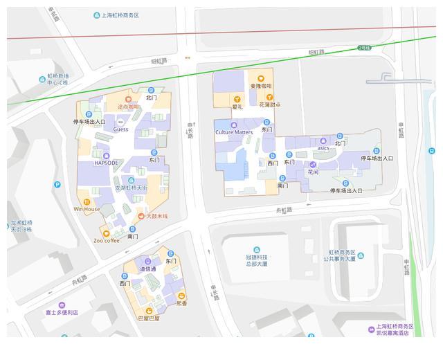 上海市闵行区的两个名副其实的购物中心：虹桥天地、虹桥天街