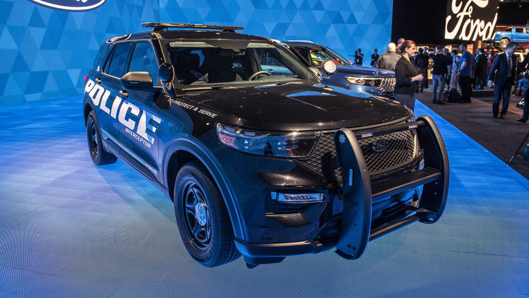 2019北美国际车展2020款福特警用拦截车混动版