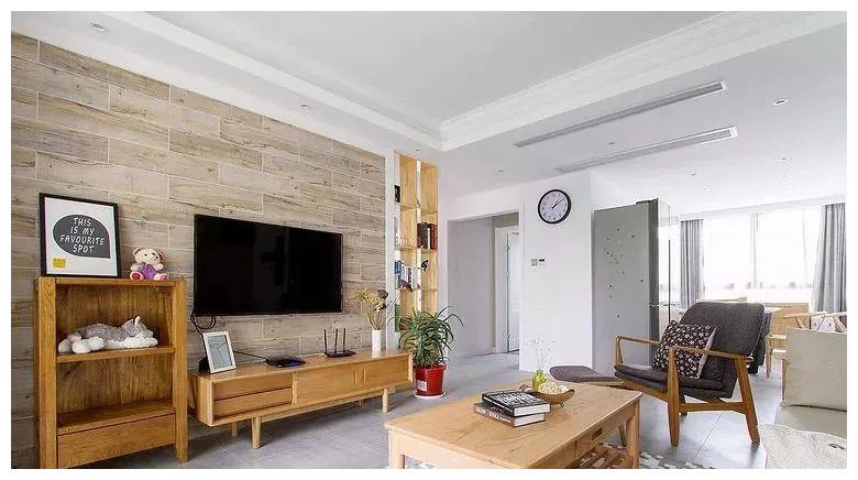 大理石做电视背景墙可真帅，小户型也能装，你也试试吧