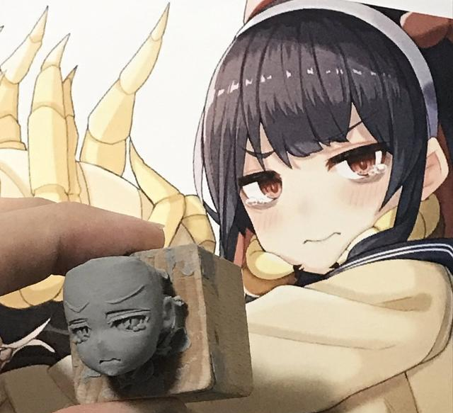 大佬将"蜈蚣娘"做成了手办,原作者表示"给我也整一个"