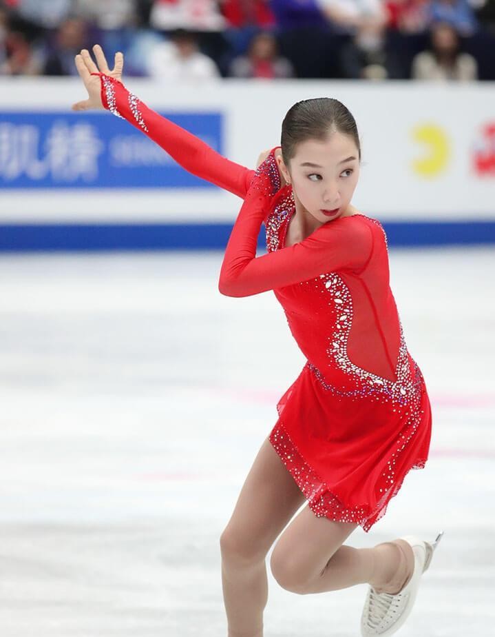 高清图回顾花样滑冰世锦赛女单自由滑 扎吉托娃夺冠实现全满贯 - 花样