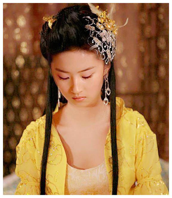 十大古装黄衣女星,杨雪霸气,杨幂高贵,第一美翻了__财经头条