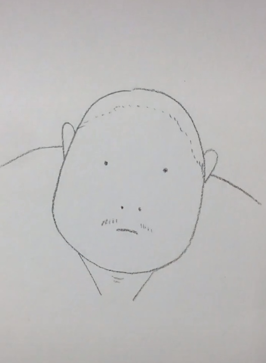 本以为画的是萌大叔画上眼影后画风突变一看就是社会人