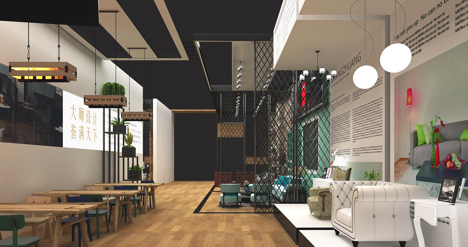 工业风的家具展你见过几个?来看看这家的展位设计吧