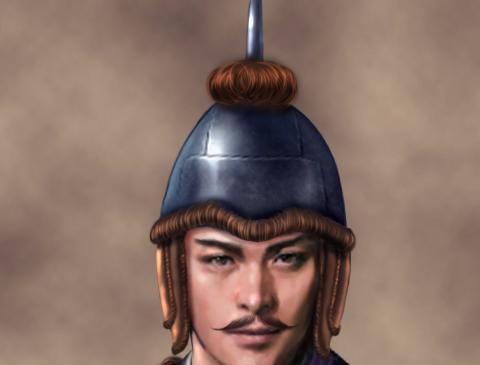 尉迟迥与儿子尉迟惇,尉迟祐又出动全部兵力,共十三万人,在城南列阵.