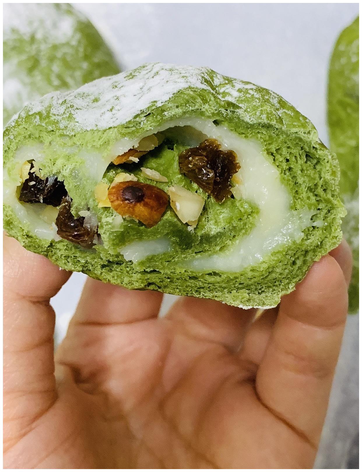 抹茶麻薯软欧包