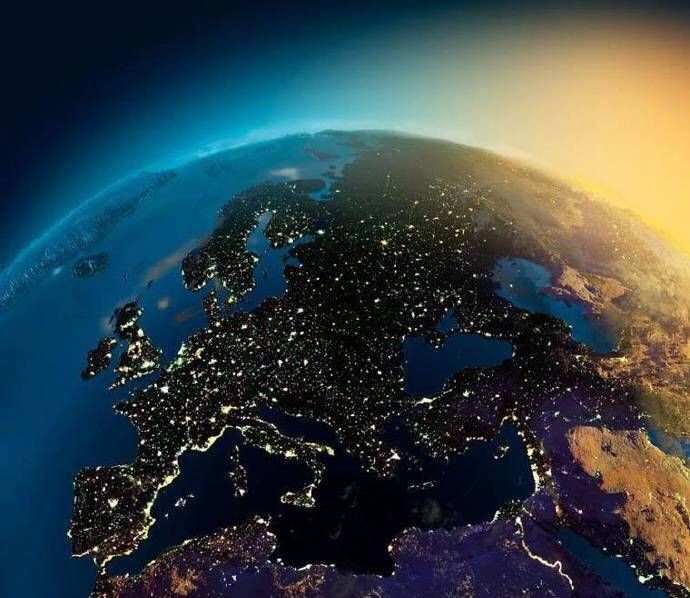 不可思议的美丽,太空航拍地球夜景图片_高清图集_新浪网