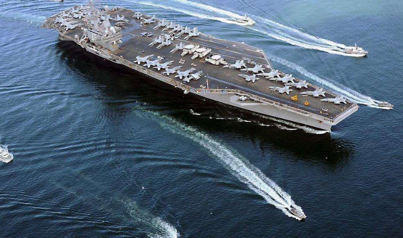 世界各国的航母编队标配战力如何?美军航母舰队火力最强!
