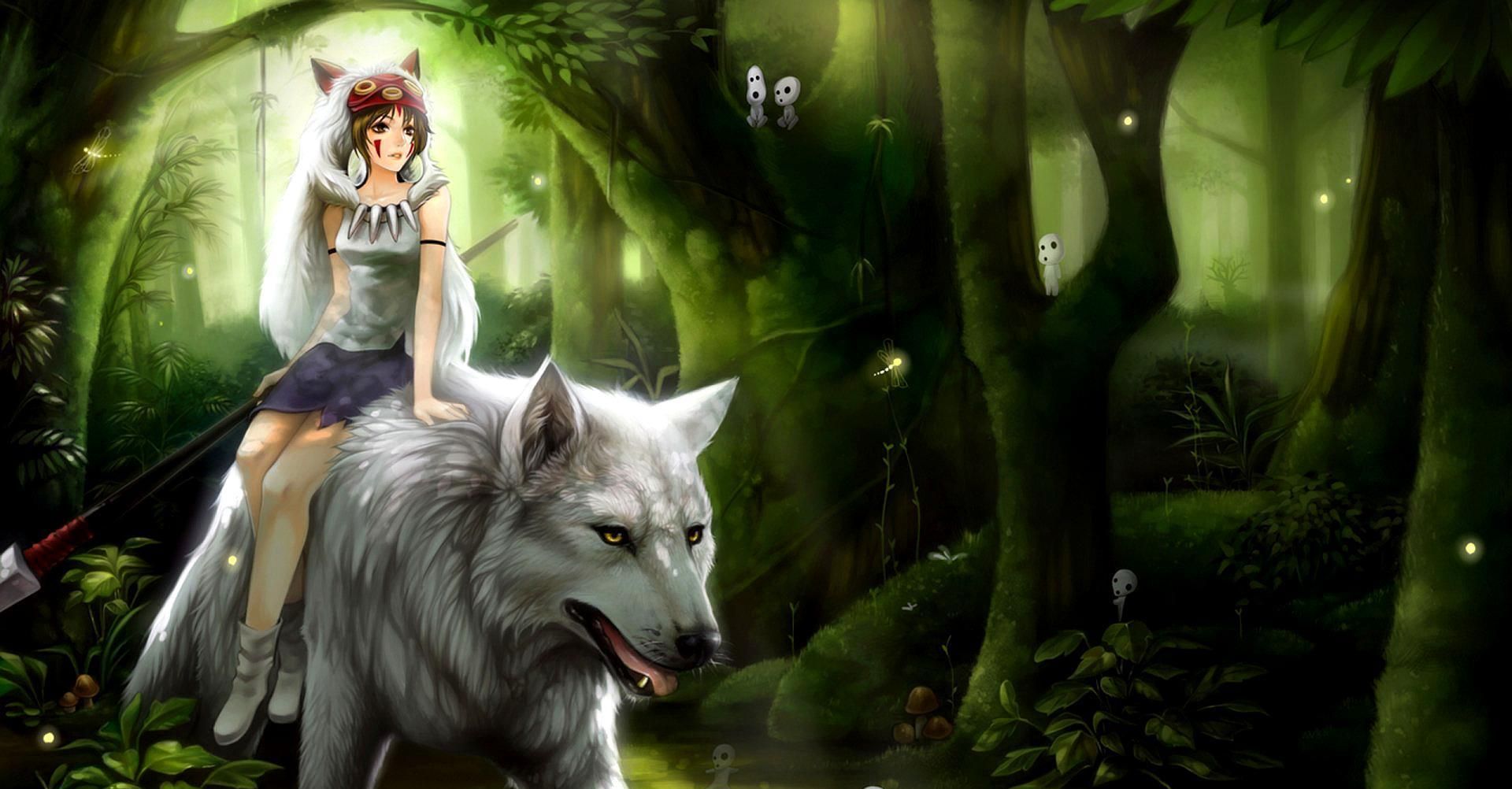 一组《幽灵公主》高清壁纸图,待机画面不错的选择|幽灵公主|待机|高清