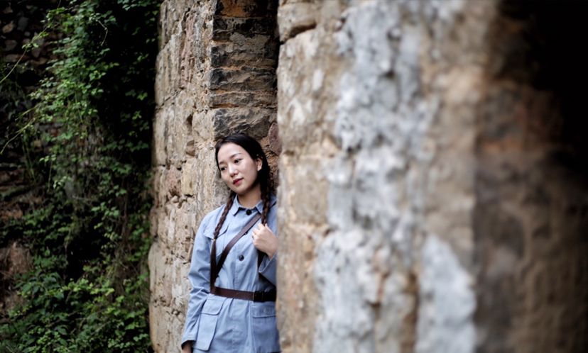 伏羲山大峡谷"八路军女战士"的温柔时光