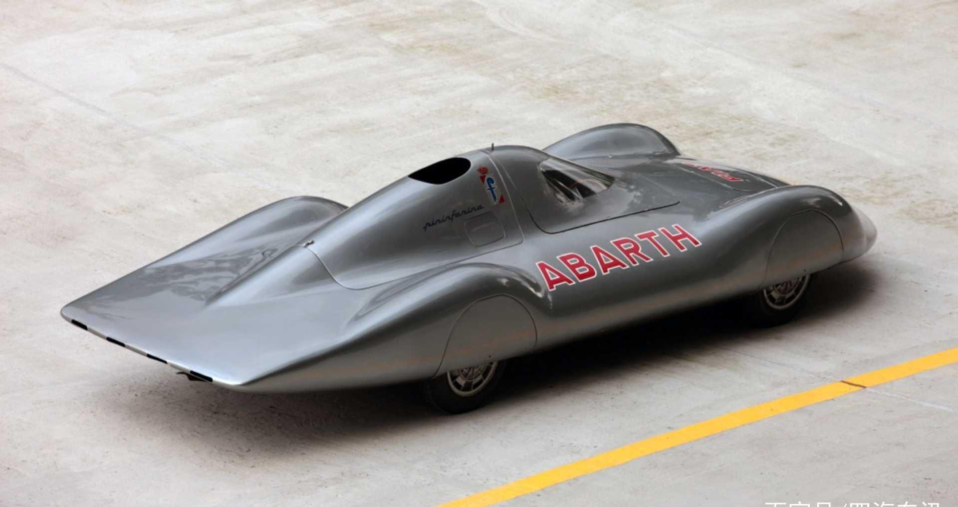 1960年的概念车 菲亚特abarth 创纪录的4缸汽车