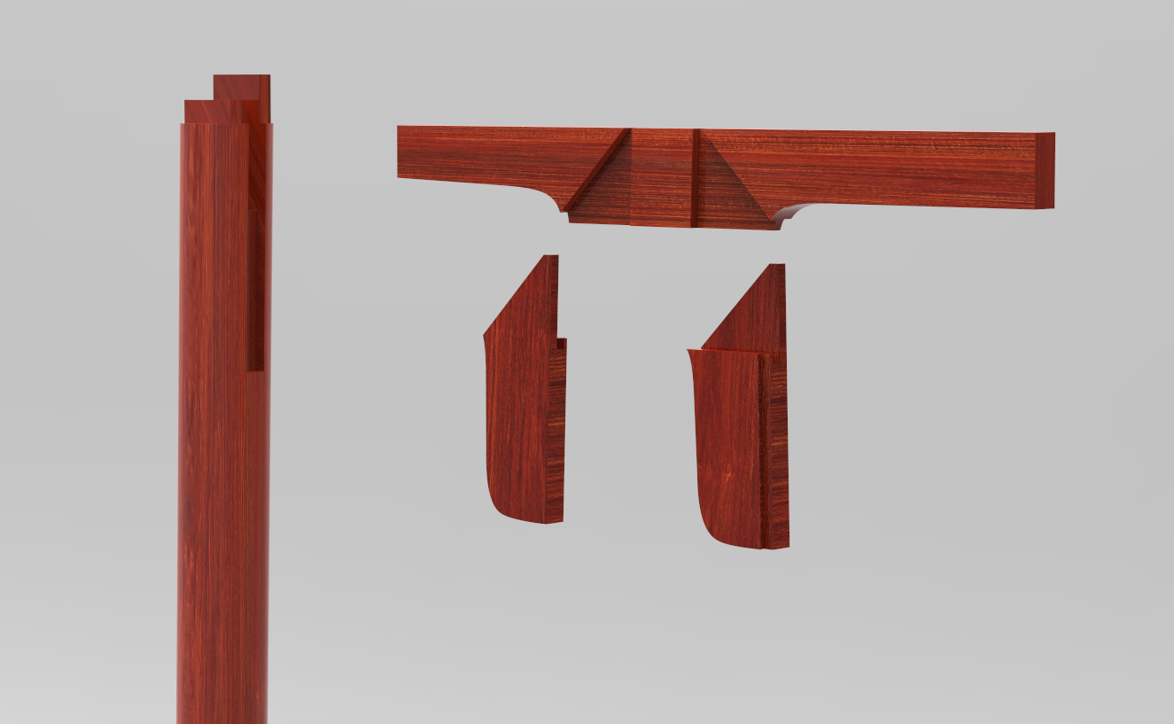 红木家具工厂生产用图纸,全方位了解明式家具中经典的夹头榫画案