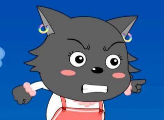 别看粉红太狼年事已高,她年轻时可是狼族最早的女神,那颗痣可是美人痣