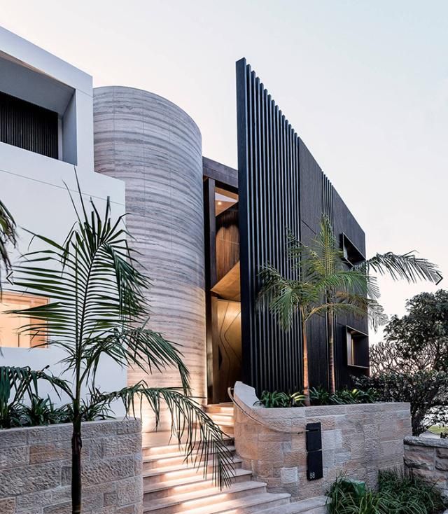 别墅设计有户外旋转楼梯的拐角别墅别墅也可以设计的这么有趣