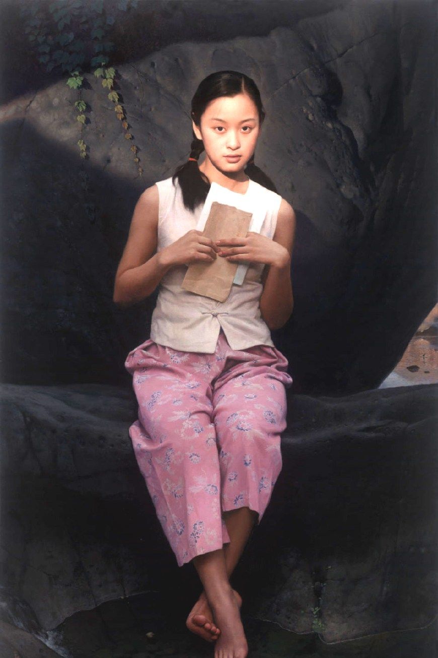 九位写实画派名家,9幅人物油画作品欣赏