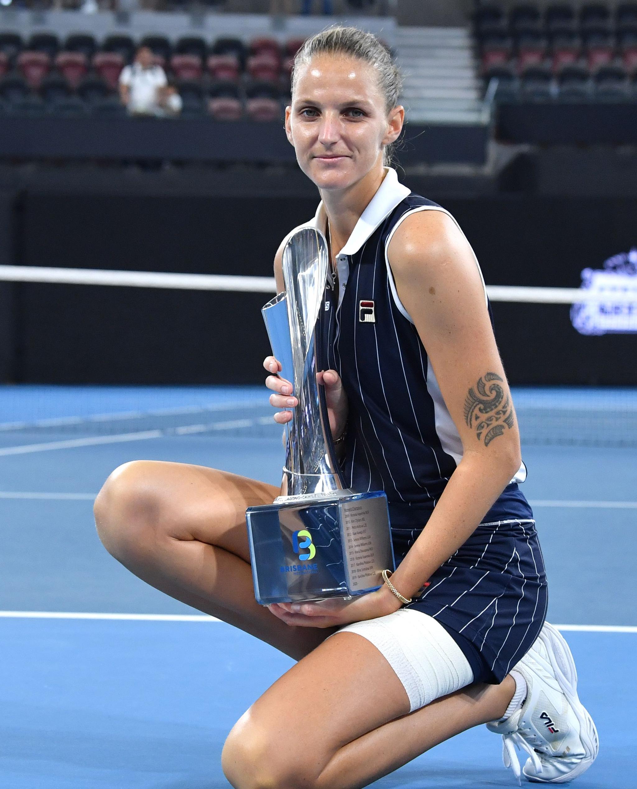 网球——布里斯班国际赛:普利斯科娃夺冠(2)